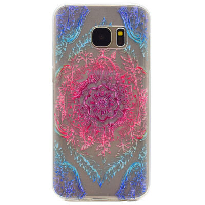 

Magic flower Pattern Soft Thin TPU Rubber Silicone Gel Case Cover for Samsung GALAXY S7
