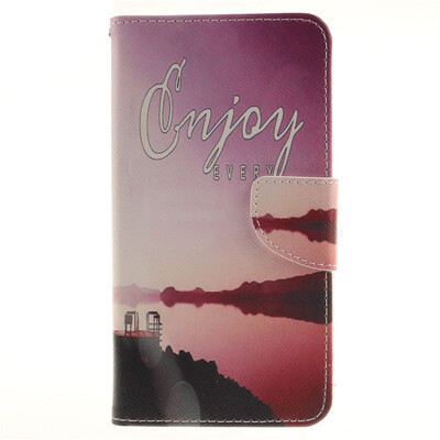 

Море декорации Дизайн PU кожа флип кошелек карты держатель чехол для LG G4 Stylus / LS770