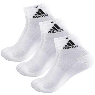 

Adidas adidas badminton socks men&women socks towel bottom sports socks three pairs of white  code 39-42 yards