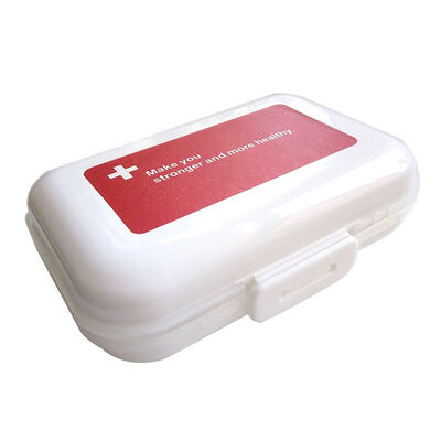 

Banjini 8-cell mini sub-kit travel portable portable reminder cute small kit medicine storage box red