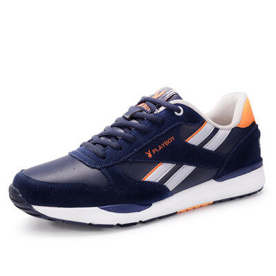 

Playboy (PLAYBOY) DS65066 men's casual shoes sports outdoor running board shoes dark blue 39