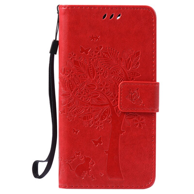 

Red Tree Design PU Leather Flip Cover Wallet Card Holder Case for WIKO LENNY 2
