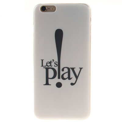 

Lets Play Pattern Soft Thin TPU Rubber Silicone Gel Case Cover for IPHONE 66S