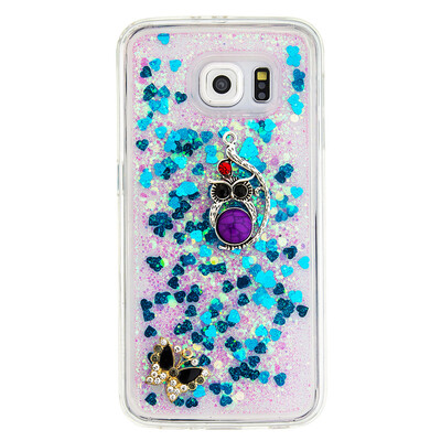 

Dynamic Quicksand Glitter Liquid Soft TPU Case Cover For SAMSUNG S6EDGE