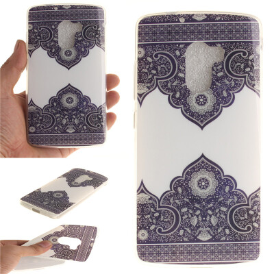 

Diagonal totem Pattern Soft Thin TPU Rubber Silicone Gel Case Cover for Lenovo A7010