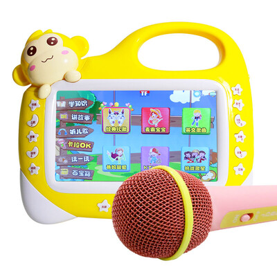 

[Jindong morning education] extreme space (JDBF) early education video story machine children learning machine educational toys rechargeable download PF7002 blue 7 inch screen 16G memory +2 microphone