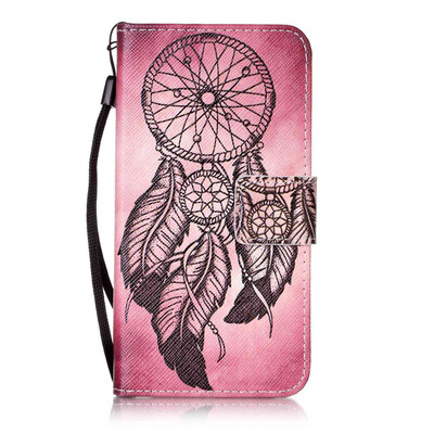

Maroon Wind Chimes Design PU Leather Flip Cover Wallet Card Holder Case for Samsung Galaxy S4I9500