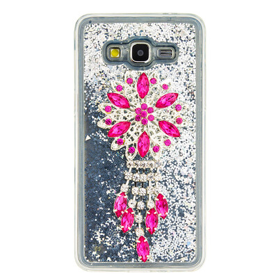 

Динамический Quicksand Блеск наливные Мягкая ТПУ чехол для SAMSUNG G530
