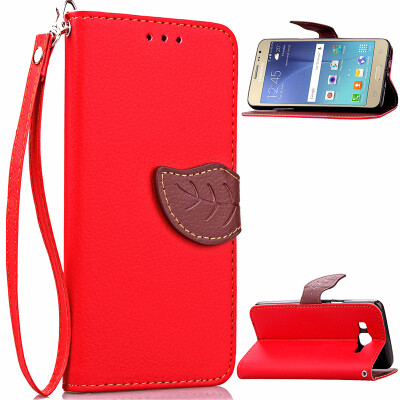 

Red Design PU Leather Flip Cover Wallet Card Holder Case for Samsung Galaxy J2