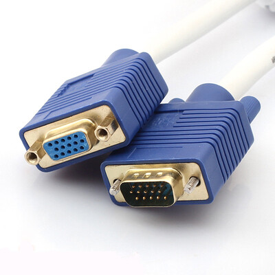 

Rui Fu REVOFREE CY308 VGA extension line male to female HD VGA cable 3 6 computer monitor projector video line extension line for hole 1 meter