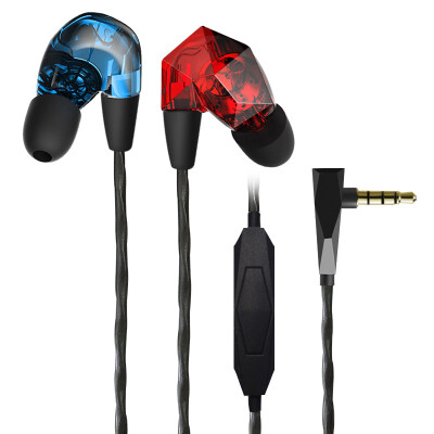 

Wisconsin VSONIC NEW VSD3Si in-ear HiFi headphones red&blue color