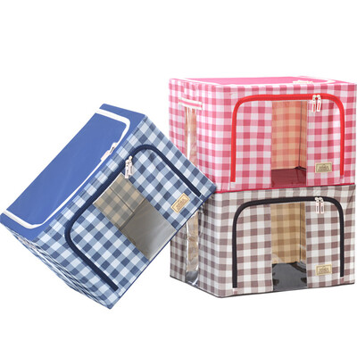 

Space excellent goods Oxford cloth storage box clothing storage box 66L square 3 Pack