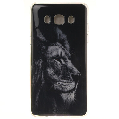 

Black lion Pattern Soft Thin TPU Rubber Silicone Gel Case Cover for SAMSUNG GALAXY J5 2016J510