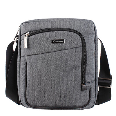 

Diplomat Men's Shoulder / Messenger Sports Casual Bag DB-726O-2 Gray