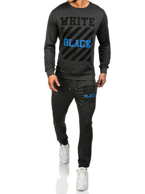 

New mens fashion long sleeve hoody&pants sets