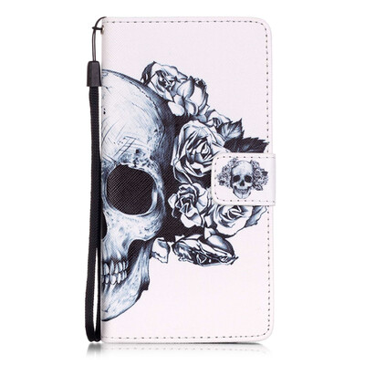 

Skull Design PU Leather Flip Cover Wallet Card Holder Case for HUAWEI P9LITE