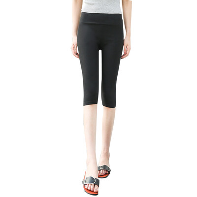 

Antarctic Nanjiren summer seven-legged pants Slim fashion trendy fashion pants thin section black S 15564