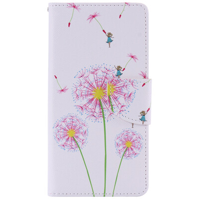 

Pink Dandelion Design PU Leather Flip Cover Wallet Card Holder Case for SONY X Performance