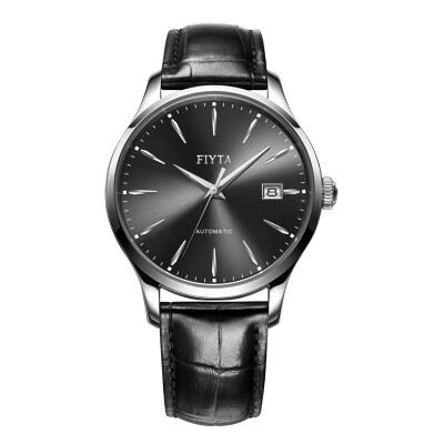 

Fiyta (FIYTA) watch Lang Xuan series of mechanical male watch business classic watch black black belt WGA1010.WHB