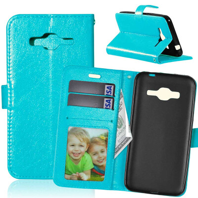 

BlueStyle Classic Flip Cover with Stand Function and Credit Card Slot for Samsung Galaxy J3 2016/J320