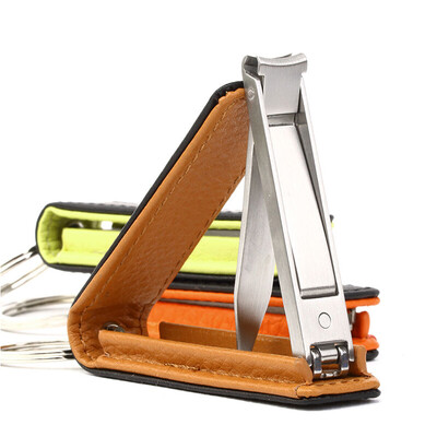 

Jingdong supermarket can treasure KOBOS KB-6201 flat nail clippers ultra-thin folding nail cut nail knife with leather yellow