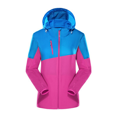 

Fugui Bird (FUGUINIAO) sunscreen skin clothing men and women models waterproof breathable quick-drying skin windbreaker 17092FG932 male - fruit green / blue M