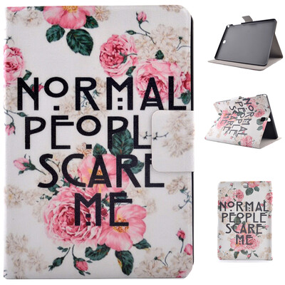 

Цветочный Стиль Классический Флип Обложка с функцией подставки и слот для кредитных карт для Samsung Galaxy Tab A 9.7 T550