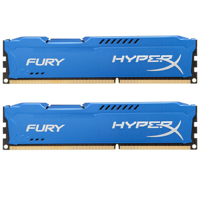 

Kingston Kingston hackers god Fury series DDR3 1600 8GB 4GBx2 desktop memory HX316C10FK2 8 blue