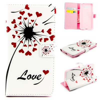 

Love heart dandelion Design PU Leather Flip Cover Wallet Card Holder Case for SAMSUNG GALAXY Grand Prime G530