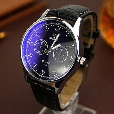 

Ya Zhuo Lun students table men and women fashion blue leisure business watches YZL0543TH-2