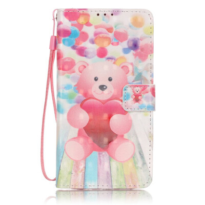 

Ballon&bear Design PU Leather Flip Cover Wallet Card Holder Case for SAMSUNG NOTE5