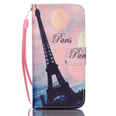 

Eiffel Tower Design PU Leather Flip Cover Wallet Card Holder Case for IPHONE 6