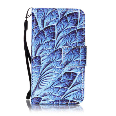 

Blue Dazzle Design PU Leather Flip Cover Wallet Card Holder Case for Samsung Galaxy J1 Mini