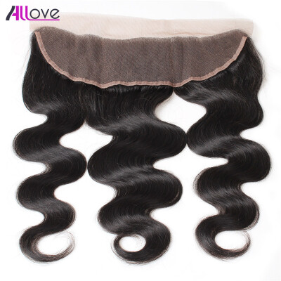 

ALLove 7A Malaysian Body Wave Lace Frontal Closure 134 Body Wave Full Lace Frontal Unprocessed Human Hair Body Wave Closure