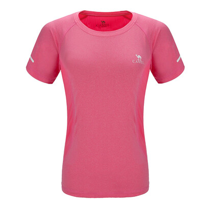 

Camel (CAMEL) outdoor sports T-shirt couple models soft breathable quick-drying round neck short sleeve T male A7S209189 deep treasure blue XXL
