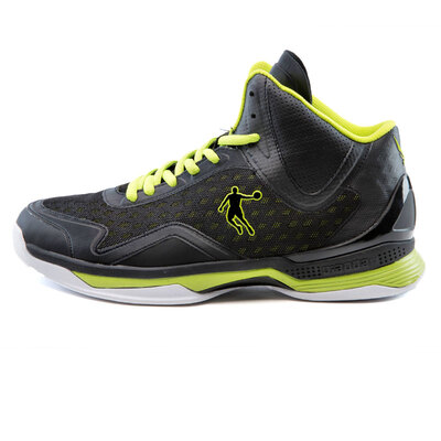 

Jordan (QIAODAN) men's basketball basketball shoes XM2540101 black / bright green 39