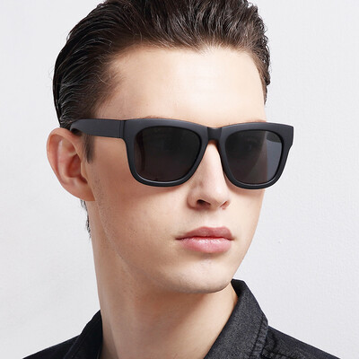 

【Jingdong Supermarket】 TANS San Shi box sunglasses men and women retro polarized sunglasses driving mirror 1030TR black box silver