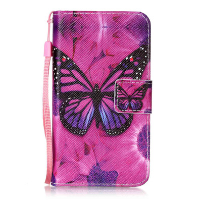 

Black Butterfly дизайн PU кожа флип крышку крышки кошелька карты чехол для Moto ROKR E2