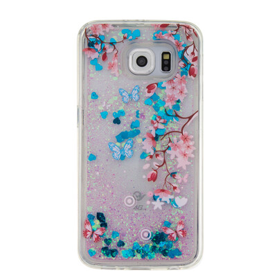

Dynamic Quicksand Glitter Liquid Soft TPU Case Cover For SAMSUNG S6EDGE