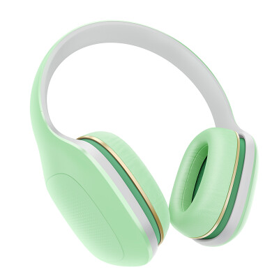 

MI headphone easy version of the green wired control game noise reduction music headset