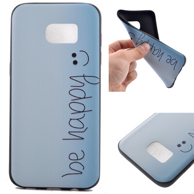 

Happy Pattern Soft Thin TPU Rubber Silicone Gel Case Cover for Samsung Galaxy S7 Edge