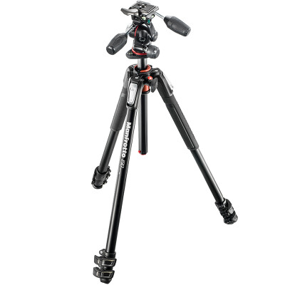 

Manfrotto (Manfrotto) MK190XPRO3-3W серии 190 из алюминиевого сплава трехмерного штатива головы костюм с XPRO трехмерной головкой 90 ° осью системы поперечной