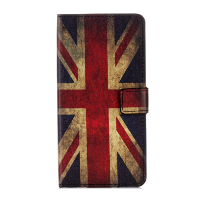 

UN Flag Design PU Leather Flip Cover Wallet Card Holder Case for Huawei mate 9