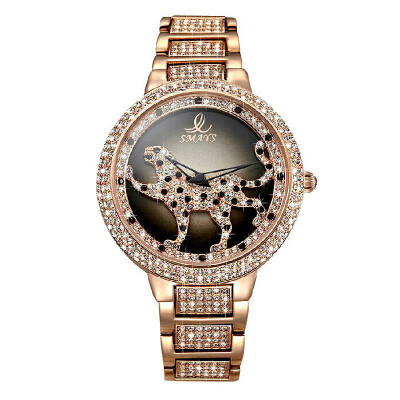 

Women's Watch Personality Glaring Quartz watch With A Steel watchband