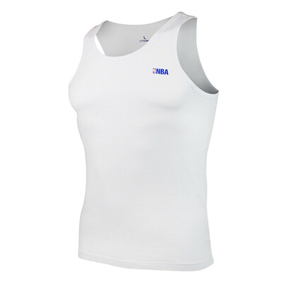 

Jingdong Supermarket NBA vest men&39s pure color elastic cotton taut soft basketball sports vest gray XXL