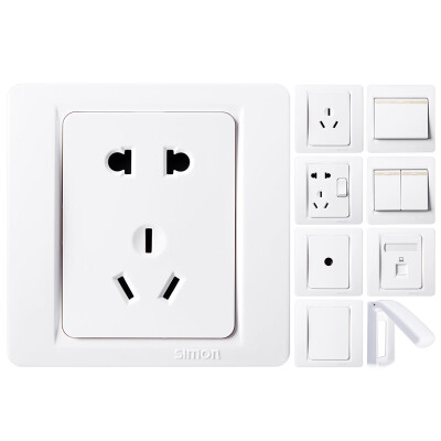 

Simon SIMON switch socket 53 series 16A three hole socket C51681 elegant white