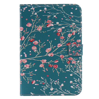 

Apricot Tree Design PU Leather Flip Cover Wallet Card Holder Case for IPAD 5