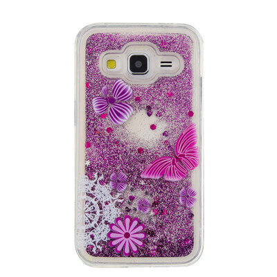 

Динамический Quicksand Блеск наливные Мягкая ТПУ чехол для SAMSUNG G530