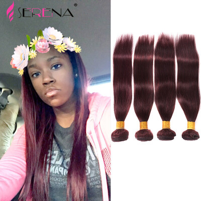 

Peruvian Virgin Hair Straight Red Wine Burgundy 99J Straight Human Hair Weave 4 Bundles Burgundy Peruvian Straight Virgin Hair