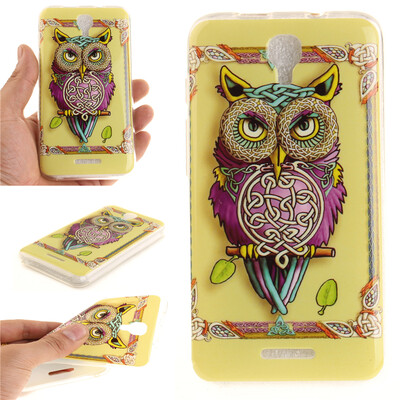 

Owl Pattern Soft Thin TPU Rubber Silicone Gel Case Cover for ALCATEL PIXI 4 50